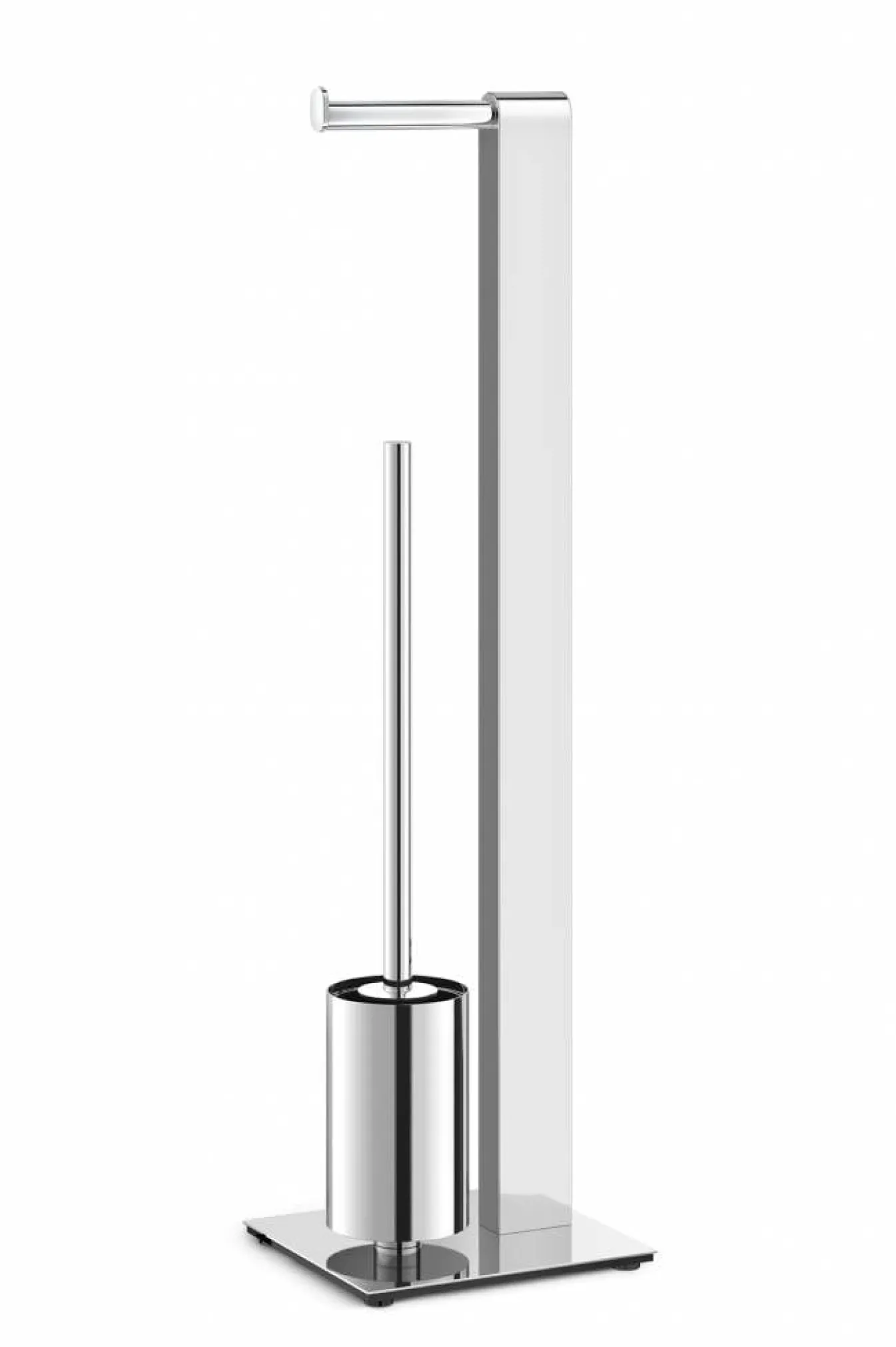 Best Sale Bath & Living Zack ATORE toilet butler 40455 ( stainless steel) - toilet brush with roll holder gloss
