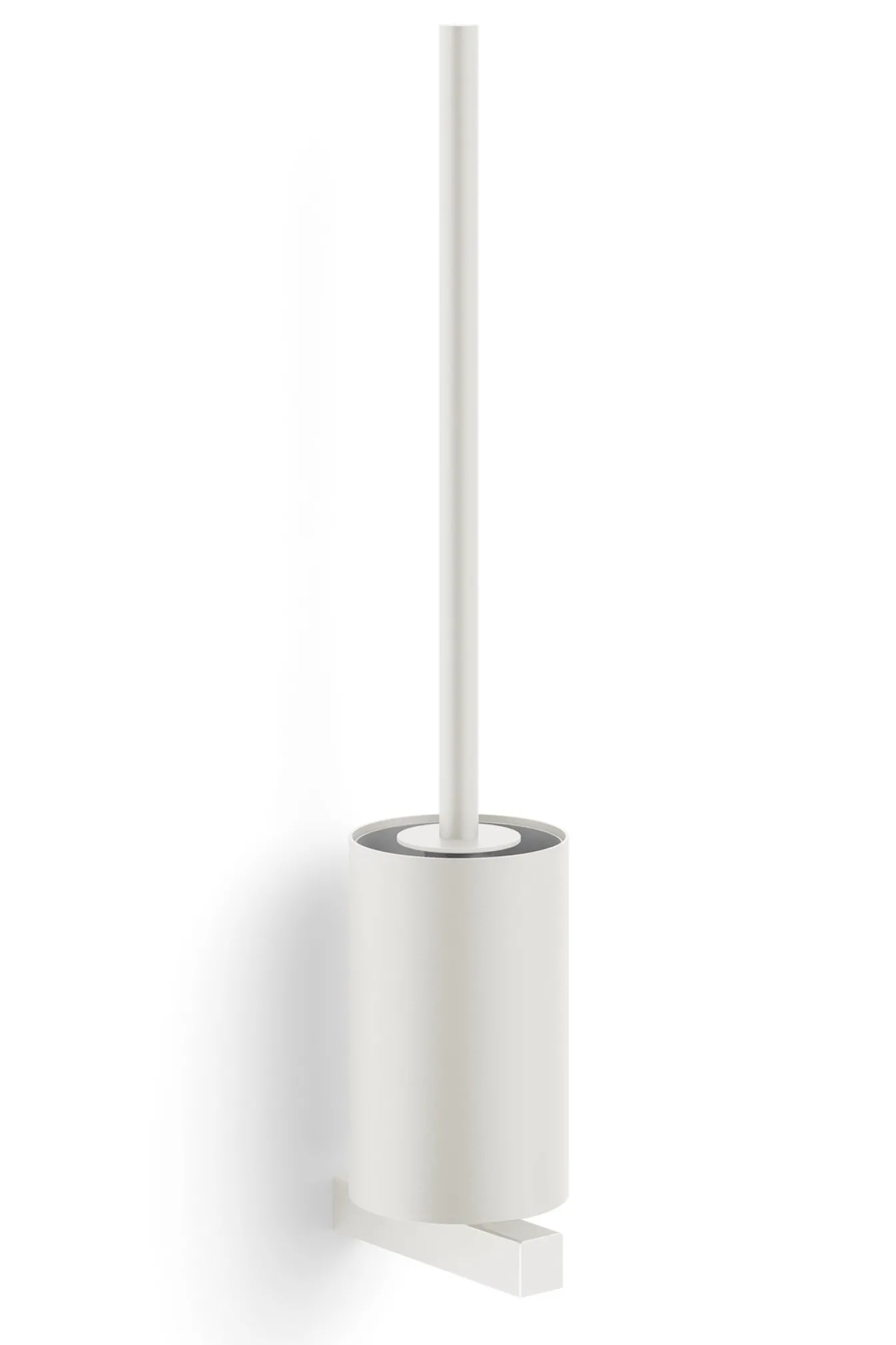 Clearance Bath & Living Zack CARVO toilet brush set wall 40817 white