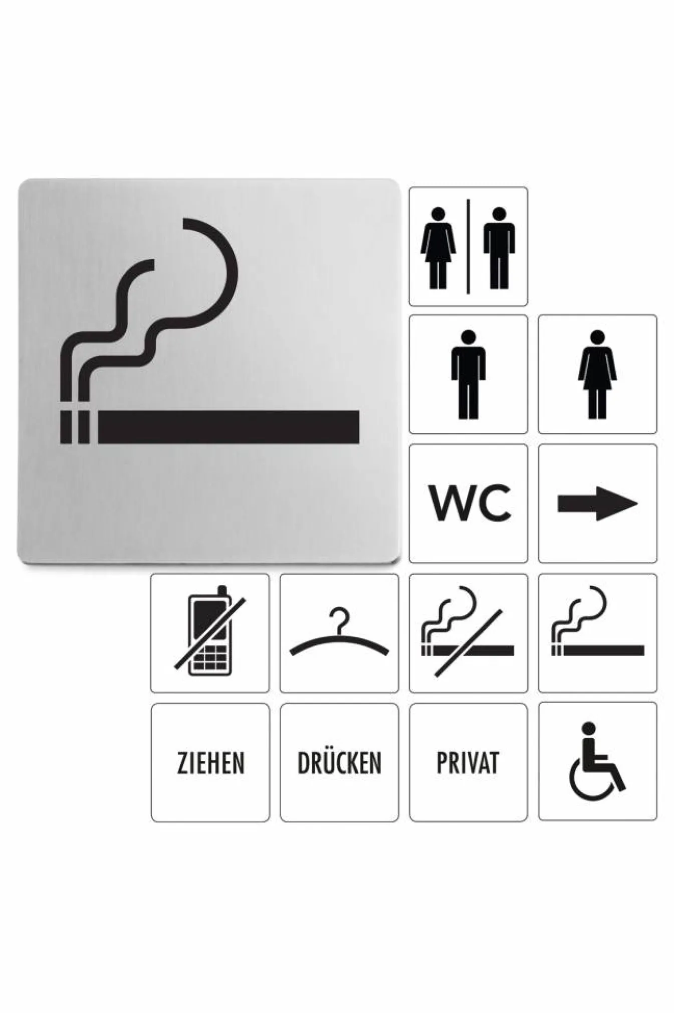 New Bath & Living Zack INDICI smoking area pictogram 50720 (mat) matt