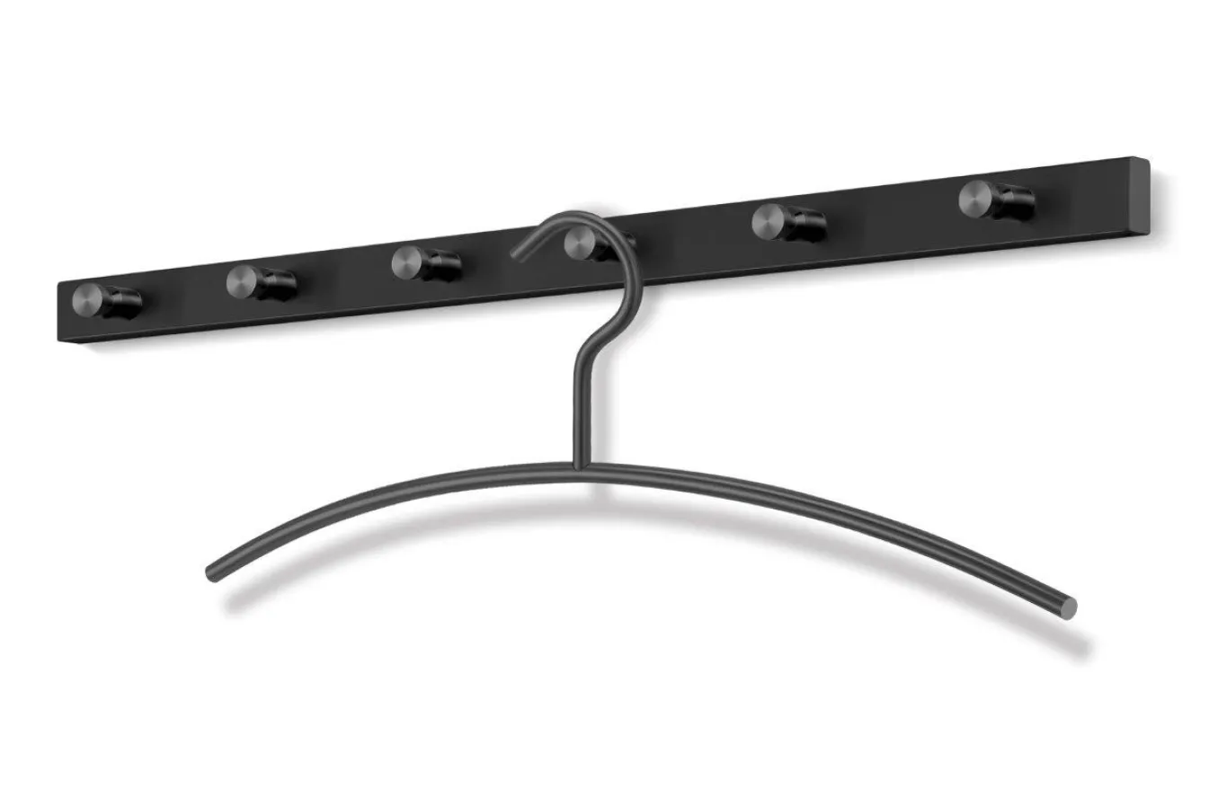 Hot Bath & Living Zack LINDOS clothes hanger 50644 black