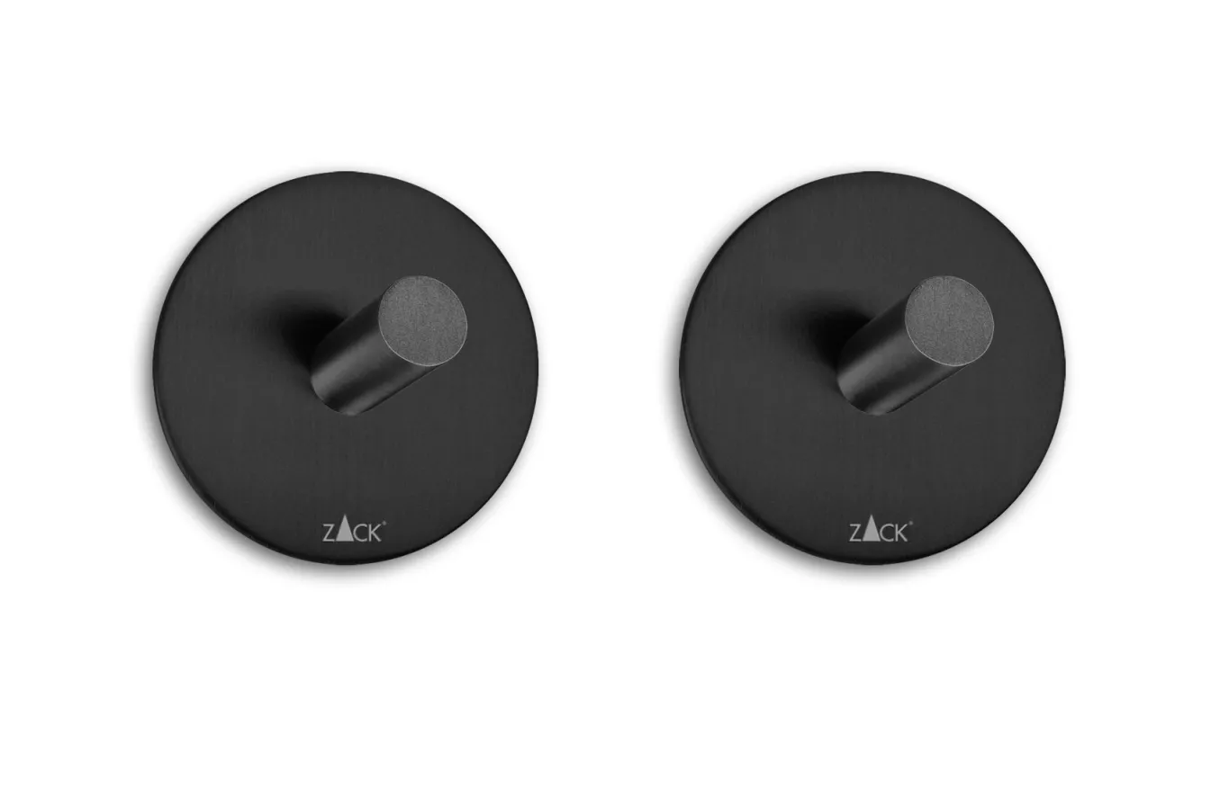Online Bath & Living Zack PECO towel hook self-adhesive set/2 40354 black