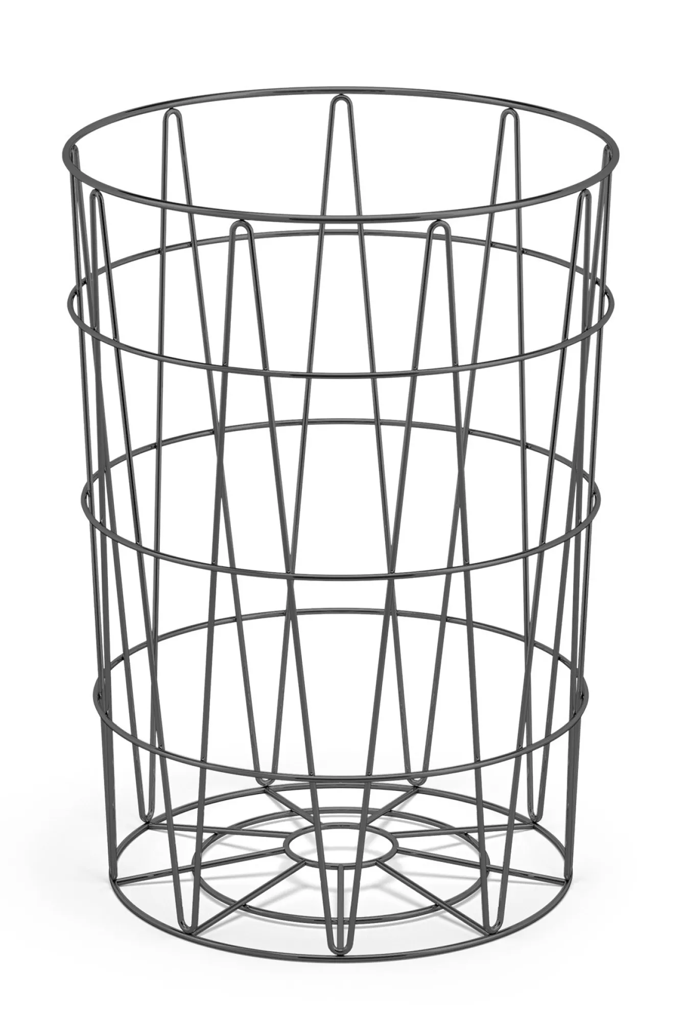 Best Sale Bath & Living Zack SATONE laundry basket color (40437) black